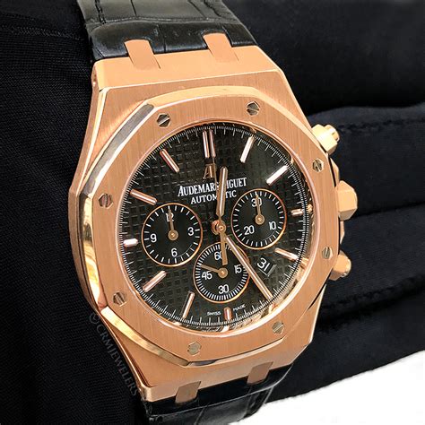 audemars piguet royal oak chronograph leather strap|Audemars Piguet royal oak donna.